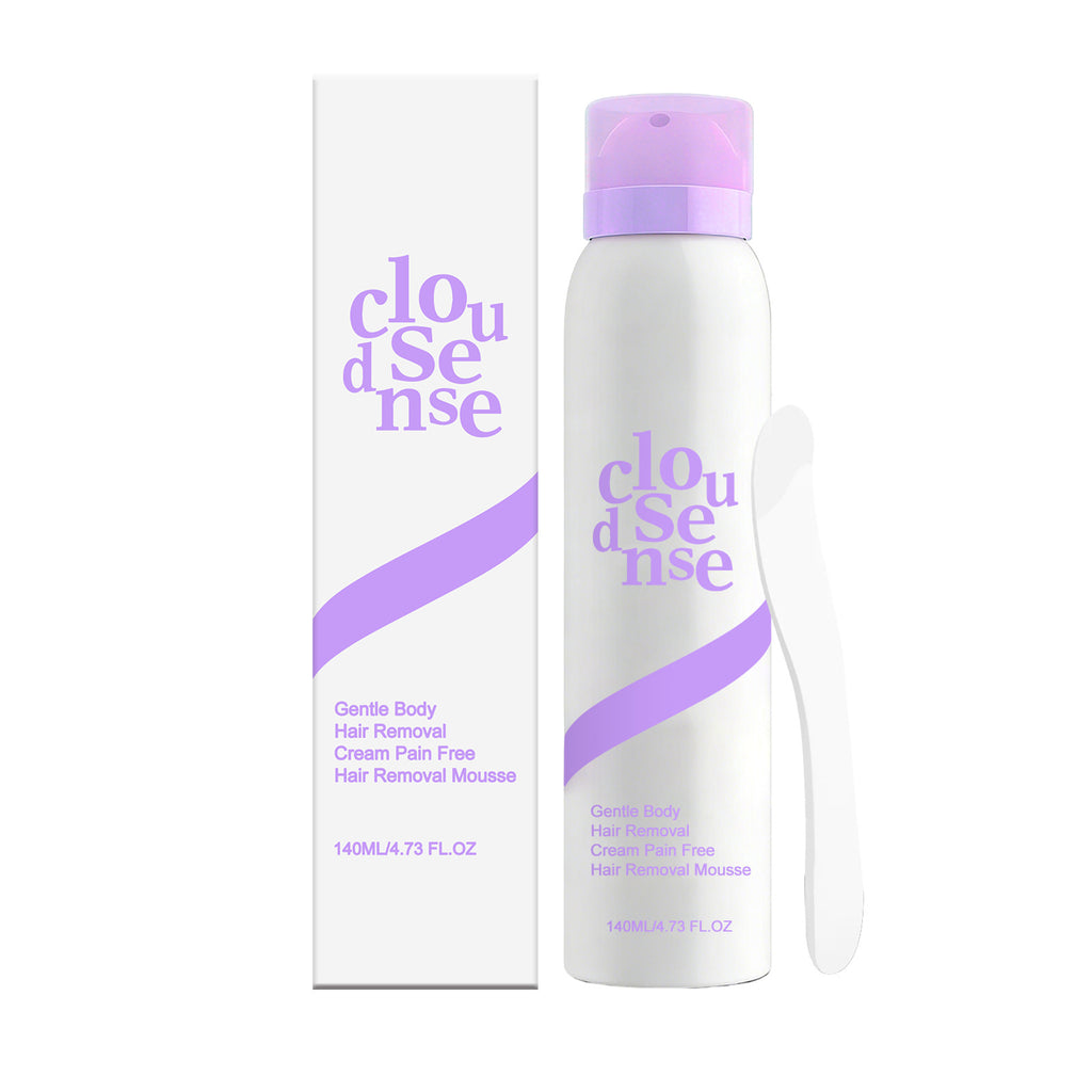 CloudSense Hair Removal Mousse — Pain-Free, Smooth Skin in 10 Minutes