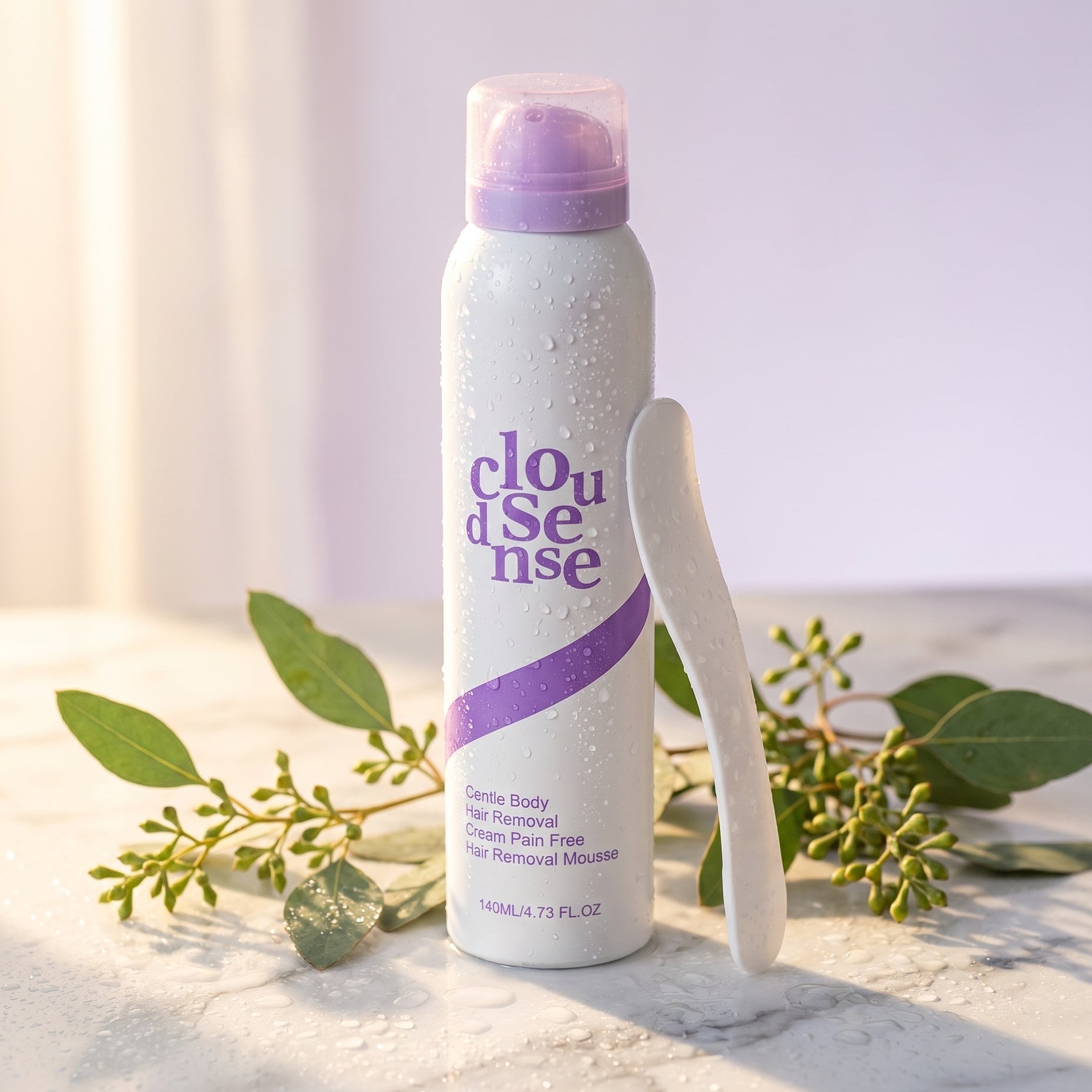 CloudSense Hair Removal Mousse — Pain-Free, Smooth Skin in 10 Minutes