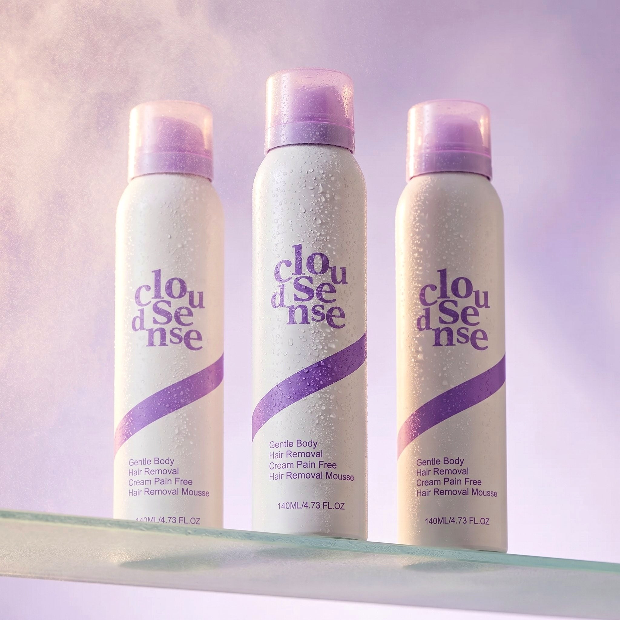 CloudSense Hair Removal Mousse — 3 Bottle Bundle
