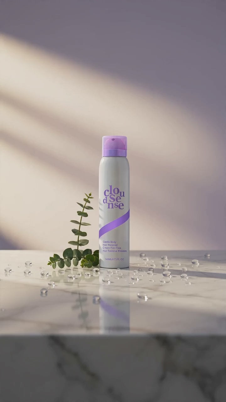 CloudSense Hair Removal Mousse — Pain-Free, Smooth Skin in 10 Minutes